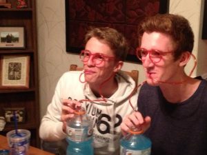Katie Waugen boys with crazy glasses